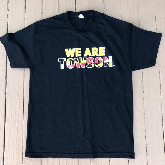 “We Are Towson” Men’s Black Alstyle Short Sleeve T-Shirt Large - Picture 6 of 7